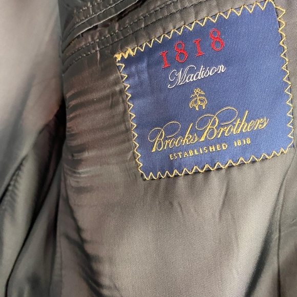 Brooks Brothers Blazer Mens 42R Explorer Regent Fit Stretch Wool 2 Button Jacket - Picture 4 of 9